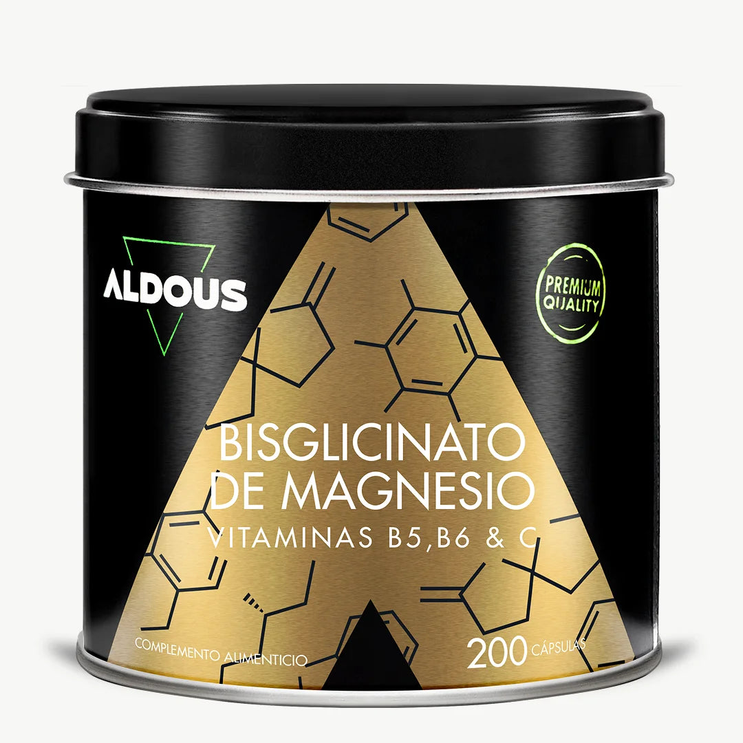 Bisglicinato de Magnesio con Vitamina B5, B6 y C
