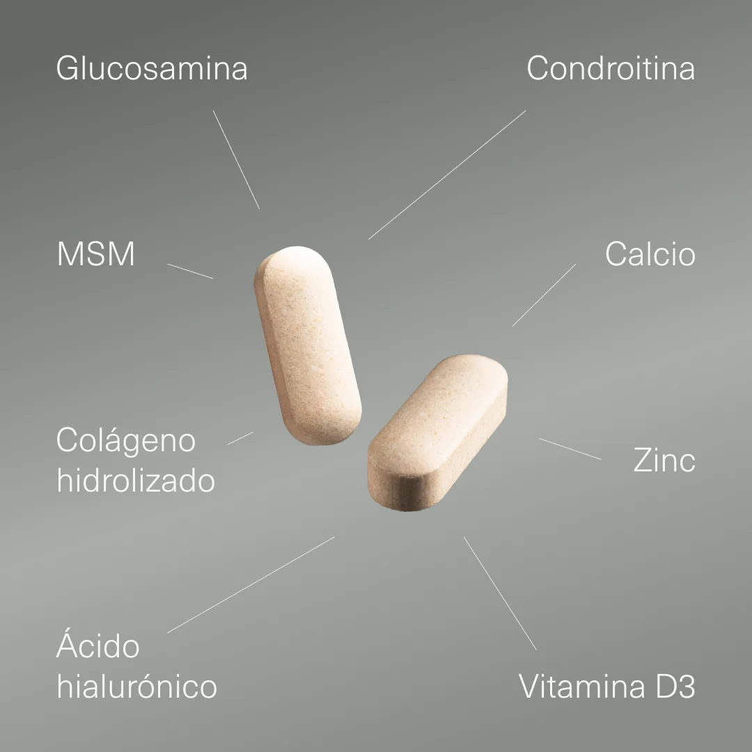 Glucosamina con Condroitina, MSM, Vitaminas y Minerales