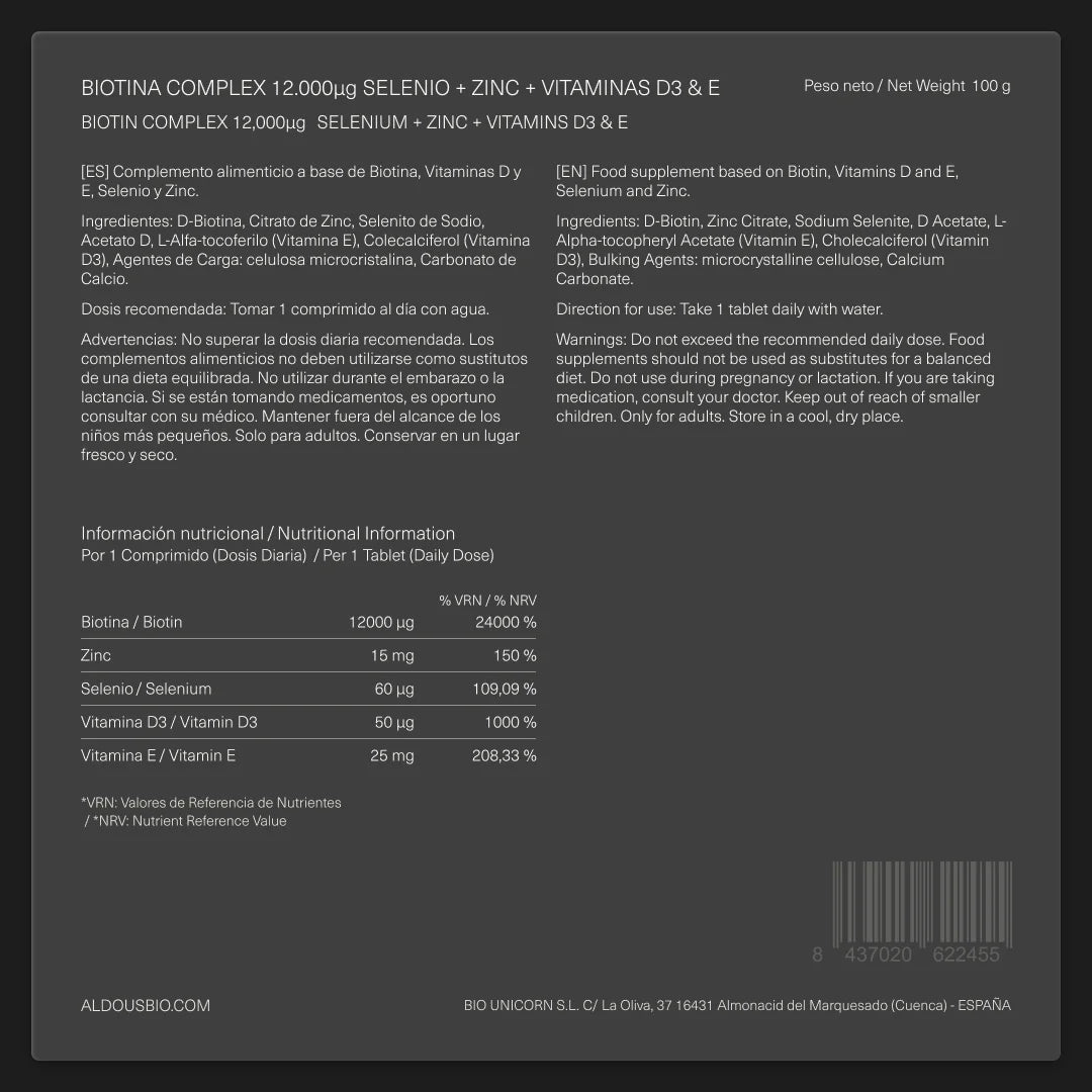 Vitamina B Complex con Vitamina C