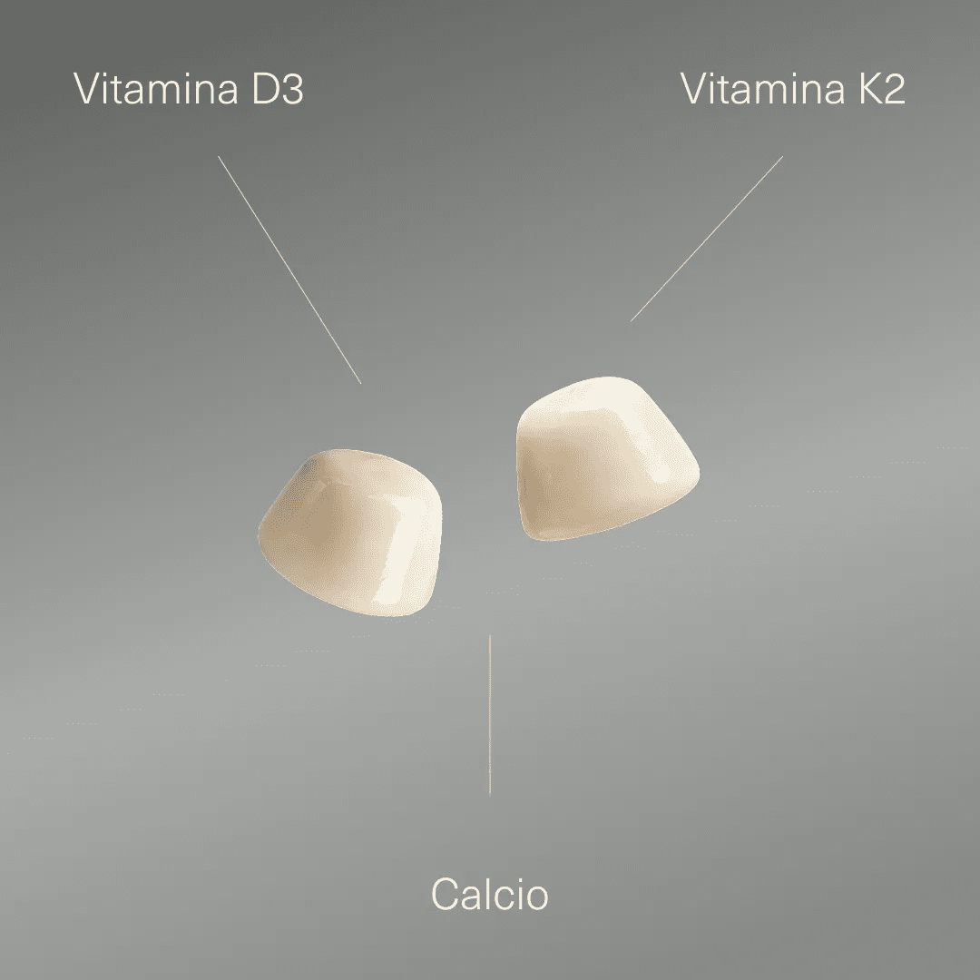 Vitamina D3K2 + Calcio en gominolas